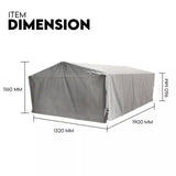 NNEDSZ 900mm Trailer Cage Canvas Tarp Cover for 6x4 High Quality Cage Universal 3 foot