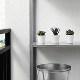 NNEDSZ 3 Pack of Artificial Succulent Potted Plants in White Plastic 6cm Pot Interior Decoration