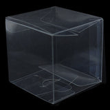 NNEDSZ 50 Piece Pack -PVC Clear See Through Plastic 15cm Square Cube Box - Large Bomboniere Product Exhibition Gift
