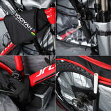 NNEDSZ BROTHER BROTHER Bike Travel Bag Case Plane Boat Shipping Transport, Fits Cross Country All Mountain Bike, MTB, TT, Road Triathlon Bike 29er 700c
