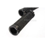 NNEDSZ Bike Handlebar Grips MTB Mountain BMX Bike Bicycle Soft BLACK Fixed Double Lock Screw Tight Grips - Easy Fit - Rockbros