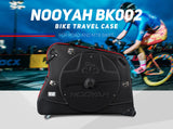 NNEDSZ NOOYAH Bike Hard Shell Travel Case EVA Mountain MTB ebike Road Bike 700c Gravel Bike Tourer- BK002 in Black