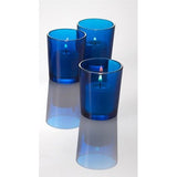 NNEDSZ 20 Pack Blue Glass Votive Tealight Candle Holders House Party Cenrepiece Xmas Wedding Decor Glass Candlestick Party Decorations Bridal Baby Shower Event
