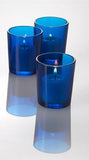 NNEDSZ 20 Pack Blue Glass Votive Tealight Candle Holders House Party Cenrepiece Xmas Wedding Decor Glass Candlestick Party Decorations Bridal Baby Shower Event