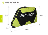 NNEDSZ NOOYAH Bike BLUE Travel Case Bike Bag Shell EVA Tough material MTB Mountain Bike Road Bike TT 700c Gravel Bike Ebike 29er etc - BK007S
