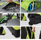 NNEDSZ NOOYAH Bike BLUE Travel Case Bike Bag Shell EVA Tough material MTB Mountain Bike Road Bike TT 700c Gravel Bike Ebike 29er etc - BK007S