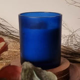 NNEDSZ 20 Pack Blue Frosted Glass Votive Tealight Candle Holders House Party Cenrepiece Xmas Wedding Decor Glass Candlestick Party Decorations Bridal Baby Shower Event