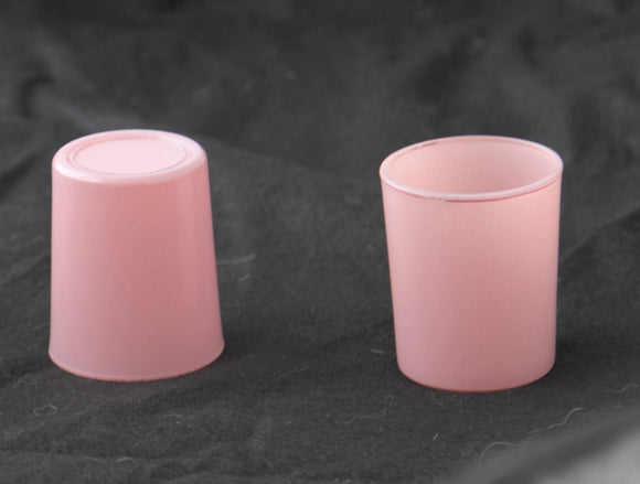 NNEDSZ 20 Pack Blush Pink Glass Votive Tealight Candle Holders House Party Cenrepiece Xmas Wedding Decor Glass Candlestick Party Decorations Bridal Valentines Event