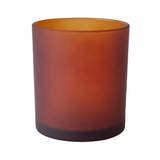 NNEDSZ 20 Pack Brown Frosted Glass Votive Tealight Candle Holders House Party Cenrepiece Xmas Wedding Decor Glass Candlestick Party Decorations Bridal Valentines Event