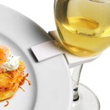 NNEDSZ 100 Wholesale Pack of Wine Glass Holder Plate Clip - Stand Up Function Buffet BBQ Picnic Party  - Promotion Merchandise Expo Gift