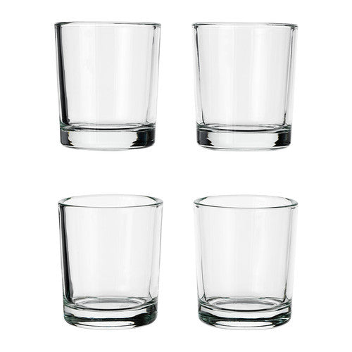 NNEDSZ 40 Pack Tealight Glass Votive Candle Holders Bulk Set Festival Decor Wedding Propose Parties Holiday and Home Decor