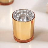 NNEDSZ 20 Pack Gold Votive Tealight Candle Holders Valentines Day Mercury  Wedding Decor Glass Candlestick Party Decorations Bridal Baby Shower Event