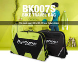 NNEDSZ NOOYAH Bike GREY Travel Case Bike Bag Shell EVA Tough material MTB Mountain Bike Road Bike TT 700c Gravel Bike Ebike 29er etc - BK007S