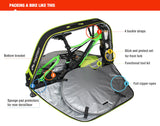 NNEDSZ NOOYAH Bike GREY Travel Case Bike Bag Shell EVA Tough material MTB Mountain Bike Road Bike TT 700c Gravel Bike Ebike 29er etc - BK007S