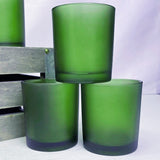 NNEDSZ 20 Pack Green Frosted Glass Votive Candle Holders Table Centreoieces  Xmas Wedding Anniversary Event Recption Party Function or Home Decor
