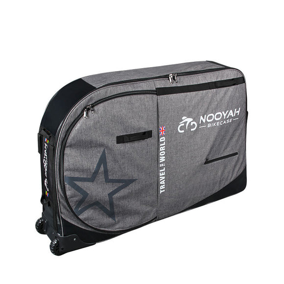 NNEDSZ NOOYAH Bike Travel Bag Case Plane Boat Shipping Transport, Fits Cross Country All Mountain Bike, MTB, TT, Road Triathlon Bike 29er 700c