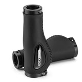 NNEDSZ Deluxe Hand Grips Shock Absorbing Rockbros MTB Mountain Bike Tourer Double Lock BLACK Handlebar Grips Anti-skid 2.22cm