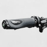 NNEDSZ Deluxe Hand Grips Shock Absorbing Rockbros MTB Mountain Bike Tourer Double Lock BLACK Handlebar Grips Anti-skid 2.22cm