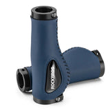 NNEDSZ Deluxe Hand Grips Shock Absorbing Rockbros MTB Mountain Bike Tourer Double Lock BLUE Handlebar Grips Anti-skid 2.22cm