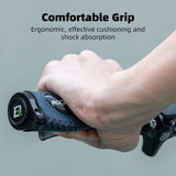 NNEDSZ Deluxe Hand Grips Shock Absorbing Rockbros MTB Mountain Bike Tourer Double Lock BLUE Handlebar Grips Anti-skid 2.22cm