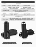 NNEDSZ Deluxe Hand Grips Shock Absorbing Rockbros MTB Mountain Bike Tourer Double Lock BLUE Handlebar Grips Anti-skid 2.22cm