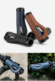 NNEDSZ Deluxe Hand Grips Shock Absorbing Rockbros MTB Mountain Bike Tourer Double Lock BLUE Handlebar Grips Anti-skid 2.22cm