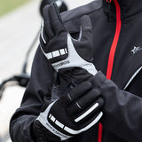 NNEDSZ MTB Heated Gloves Large for Mountain Road Bike Breathable Winter Autumn Cycling Camping Running Outdoor Sport Rockbros