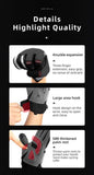 NNEDSZ MTB Heated Gloves Large for Mountain Road Bike Breathable Winter Autumn Cycling Camping Running Outdoor Sport Rockbros