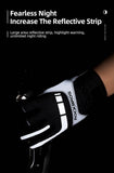 NNEDSZ MTB Heated Gloves Medium for Mountain Road Bike Breathable Winter Autumn Cycling Camping Running Outdoor Sport Rockbros
