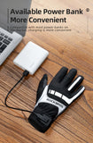 NNEDSZ MTB Heated Gloves XLarge for Mountain Road Bike Breathable Winter Autumn Cycling Camping Running Outdoor Sport Rockbros