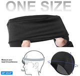 NNEDSZ Helmet Fleece Inner Liner Cycling Skull Cap Winter Thermal MTB Mountain Cycling Cap for Men Women Headwear for Running Skiing & Winter Sports BLACK Rockbros
