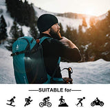 NNEDSZ Helmet Fleece Inner Liner Cycling Skull Cap Winter Thermal MTB Mountain Cycling Cap for Men Women Headwear for Running Skiing & Winter Sports BLACK Rockbros
