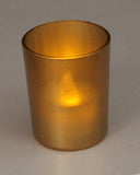 NNEDSZ 20 Pack Matt Gold Glass Votive Candle Holders Table Centreoieces  Xmas Wedding Anniversary Event Recption Party Function or Home Decor