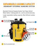 NNEDSZ NOOYAH IPX8 Waterproof Bike Cycle Outdoor Sports Backpack Double-Layer Waterproof Bag  MINT GREEN