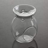 NNEDSZ 5 Pack of Perfume Scented Essential Oil Tealight Candle Burner Glass Lamp for Aromatherapy Spa Room Relax 14cm High