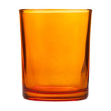 NNEDSZ 40 Pack Orange Glass Votive Tealight Candle Holders House Party Cenrepiece Xmas Wedding Decor Glass Candlestick Party Decorations Bridal Baby Shower Event