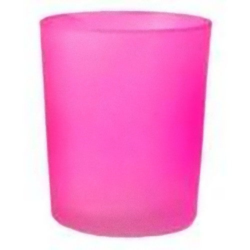 NNEDSZ 20 Pack Pink Frosted Glass Votive Tealight Candle Holders House Party Cenrepiece Xmas Wedding Decor Glass Candlestick Party Decorations Bridal Valentines Event