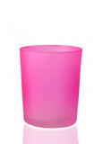 NNEDSZ 20 Pack Pink Frosted Glass Votive Tealight Candle Holders House Party Cenrepiece Xmas Wedding Decor Glass Candlestick Party Decorations Bridal Valentines Event