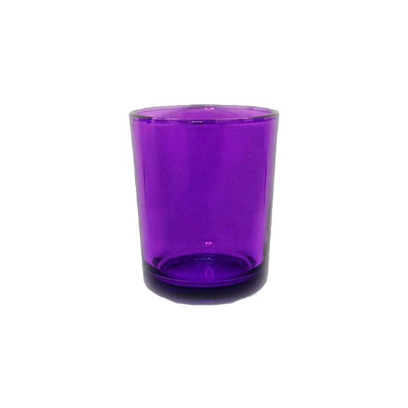 NNEDSZ 20 Pack Purple Glass Votive Tealight Candle Holders House Party Cenrepiece Xmas Wedding Decor Glass Candlestick Party Decorations Bridal Valentines Event
