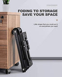 NNEDSZ Bike Stand Foldable Portable- Rockbros Aluminum Alloy Light Weight 1.6gk Garage House Shed Bike Wheel Holder Portable