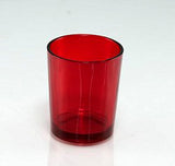 NNEDSZ 20 Pack Red Glass Votive Tealight Candle Holders House Party Cenrepiece Xmas Wedding Decor Glass Candlestick Party Decorations Bridal Valentines Event