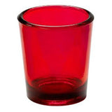NNEDSZ 20 Pack Red Glass Votive Tealight Candle Holders House Party Cenrepiece Xmas Wedding Decor Glass Candlestick Party Decorations Bridal Valentines Event