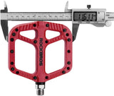 NNEDSZ Extra Large MTB Flat Pedal Orange Nylon Composite 208g Stud Pin Grips RED Rockbros