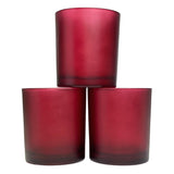 NNEDSZ 20 Pack Red Frosted Glass Votive Tealight Candle Holders Valentines Day Xmas Wedding Decor Glass Candlestick Party Decorations Bridal Baby Shower Event