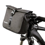 NNEDSZ Bike Roll Bag Handlebar Panniers MTB Road Hyybrid Cruiser Commute Bike Scooter Large  5-6L Capacity Waterproof  Adjustable Straps Rockbros