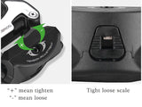NNEDSZ Self Lock Clip In Bike Pedals Shimano SPD-SL Cleat MTB Road 700C Hybrid BMX - Rockbros Nylon Black