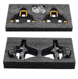 NNEDSZ Self Lock Clip In Bike Pedals Shimano SPD-SL Cleat MTB Road 700C Hybrid BMX - Rockbros Nylon Black