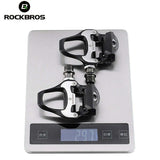 NNEDSZ Self Lock Clip In Bike Pedals Shimano SPD-SL Cleat MTB Road 700C Hybrid BMX - Rockbros Nylon Black