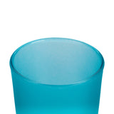 NNEDSZ 20 Pack Turquoise Frosted Glass Votive Tealight Candle Holders House Party Cenrepiece Xmas Wedding Decor Glass Candlestick Party Decorations Bridal Baby Shower Event
