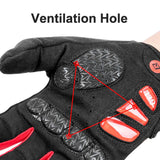 NNEDSZ Full Finger MTB Gloves XL Size for Mountain Road Bike Breathable Red Rockbros Unisex Device Friendly Finger Material Anti Slip